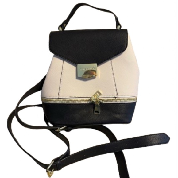 Steven By Steve Madden Handbags - NEW Steven Madden Stylish Black and Cream Backpack